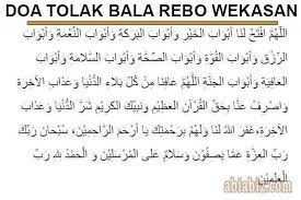 Puasa Sunnah Rebo Wekasan