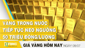 Gia Vang Hom Nay 8 7 2020 Vang Trong Nước Neo Ngưỡng 50 Triệu Fbnc Youtube
