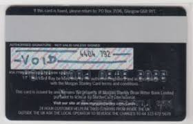 Maybe you would like to learn more about one of these? Bank Card Morganstanley Morgan Stanley Dean Witter Bank United Kingdom Of Great Britain Northern Ireland Col Gb Mc 0050