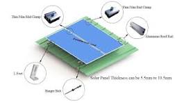 Aluminum Clamp Mid & End Clamp for Thin Film Solar Panel ...