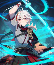 4k phone iphone wallpaper genshin impact game kazuha art 4k #6721a and 4k pc desktop wallpaper background with search keywords. Kaedehara Kazuha Genshin Impact Zerochan Anime Image Board