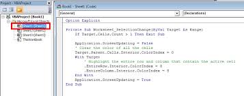 This excel vba example explains vba colorindex to find interior color of excel cell. Excel 2010 Macro To Highlight Row Of Active Cell Stack Overflow