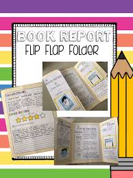 Book Report Interactive Flip Flap Folder Charts Reading
