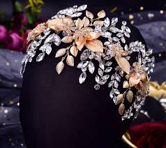 bridal hair brooch