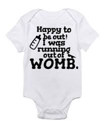Funny Onesies Straight Outta Mommy I Did 9 Months On The Inside Womb Mates Ran Out Of Womb Clothing Children Body Funny Onesies Baby Fashion Onesies