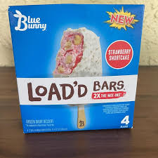Item #1263707 | gtin #10070640002495 | upc #070640002498. Load D Bars Strawberry Shortcake Blue Bunny