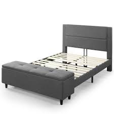Maybe you would like to learn more about one of these? Zinus Wanda Platform King Bed With Storage Footboard Hd Stpb K The Home Depot
