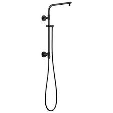 Delta 0 38 In Matte Black Bathtub Shower Slide Bar Lowes Com In 2021 Bathtub Shower Black Bathtub Shower Columns