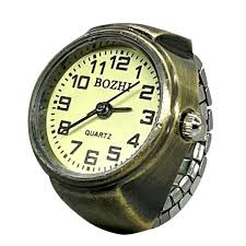 Big+Spring+Sales, Ring for Men Women Adjustable Clock Rings Jewelry Gifts  for Him Elastic Round Quartz Finger Ring Watches  Prime+Deals+Today+Clearance : Clothing, Shoes & Jewelry