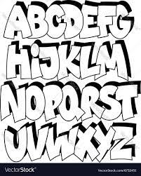 Mach schluss mit braven, romantisch geschwungenen brushletters und hol dir stattdessen graffiti styled letters alphabet. Graffiti Alphabet Stock Fotos Und Buchstaben Graffiti Schrift Und Bilder Graffiti Lettering Fonts Graffiti Font Lettering Alphabet Fonts