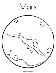 Mars Coloring Page Planet Coloring Pages Coloring Pages Space Coloring Pages
