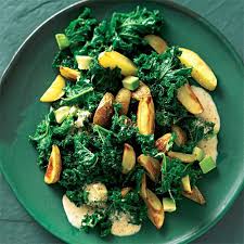 Lauwarmer Grunkohlsalat Rezept Grunkohlsalat Grunkohl Lebensmittel Essen