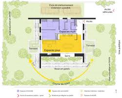 Plan En Situation En 2020 Maison Bioclimatique Plan De Maison Bioclimatique Bioclimatique