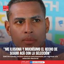 Eddi Hernández declara sentirse entusiasmado por regresar a la selección  Nacional.,  https://radiopaishn.com/eddi-hernandez-declara-sentirse-entusiasmado-por-regresar-a-la-seleccion-nacional/ 