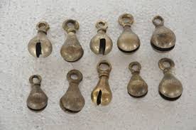 Cast brass hand bells in u.s.a. Buy Traders Of Lost Art Vintage Brass Small Penny Hanging Cow Bells Brown Online At Low Prices In India Amazon In