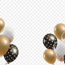 Luxury Balloons Border Frame Png In Transparent Background Free Image By Rawpixel Com Kappy Kappy Balloons Transparent Background Gold Balloons