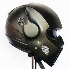 Casco Wing Motorcycle Open Face Helmet Matte Black Light Custom Hero Rare Moto Ebay Motorbike Helmet Motorcycle Helmets Cool Motorcycle Helmets