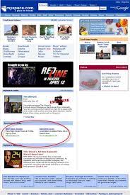 Looking At Google Adsense Placement On Myspace