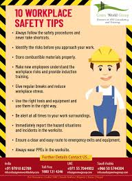 10 Workplace Safety Tips In 2020 Workplace Safety Tips Workplace Safety Safety Tips