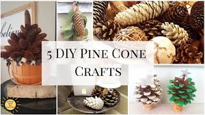 The pine cones will naturally close when they are wet, but don't worry they will open once dry. 5 Diy Pine Cone Crafts Faux Bleached Pine Cone Winter Decor Ideas Cinnamon Christmas Farmhouse Youtube