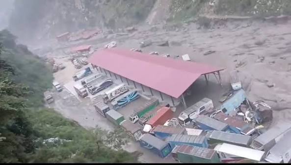 Telephone and internet services have been disrupted in parts of Rasuwa,  Nuwakot and Dhading following Wednesday's devastating flood in the Bhotekoshi  River.
