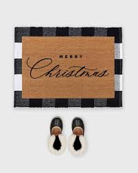 They remove dirt and absorb moisture from shoes before you enter while giving your entrance decor a finishing touch. 15 Best Christmas Doormats In 2020 Hgtv