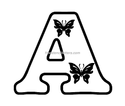 You might also be interested in a printable decimeter (10 cm) box and graphpaper.pdf. Print A Letter Stencil Stencil Letters Letter Stencils To Print Letter Stencils Alphabet Stencils