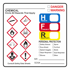 Helps you comply with osha's hazard communication standard. Hmis Safety Labels Chemical Storage Safety Labels Safety Signs And Notices