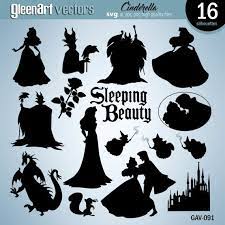 50 Off Sale Sleeping Beauty Silhouette Clipart Digital Etsy In 2021 Disney Silhouette Art Sleeping Beauty Fairies Disney Silhouettes