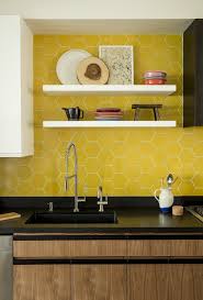 Www Fireclaytile Com Gallery Detail Bright Honeycomb Tile Kitchen Honeycomb Tiles Kitchen Yellow Kitchen Tiles Honeycomb Tile