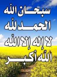 أنهن أحب الكلام الى الله ومكفرات للذنوب وغرس الجنة وجنة لقائلهن من النار وأحب الى النبي عليه السلام مما طلعت عليه الشمس وال arabic calligraphy calligraphy