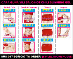Saya faham u all yang mempunyai masalah macam ni. Krim Kempiskan Perut Buncit Yili Balo Chili Cream Stylez Store House