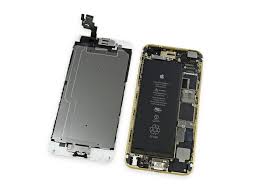 Key component placing (battery side). Iphone 6 Plus Teardown Ifixit