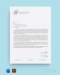 The doctors use these documents for writing a prescription. 17 Free Business Letterhead Templates Ms Word Ai Psd Docformats Com