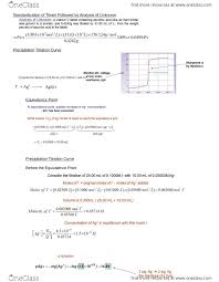Panic actually originates from a greek myth. Chm 2354 Lecture Notes Winter 2014 Lecture 5 Titration Equivalence Point Primary Standard