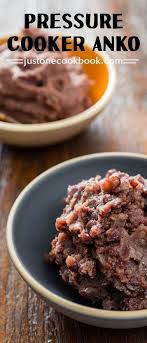 Pressure Cooker Anko Red Bean Paste Just One Cookbook Recipe Anko Recipe Red Bean Dessert Red Bean Paste