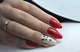 Tableau du père noël pour ce modèle: Idees Nail Art Pour Les Fetes Vernis A Ongles Tendance Inspiration Noel