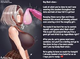 A date with Noel will turn into a night of fun~ [Condom] [Shocked]  [Surprised] : rhentaicaptions