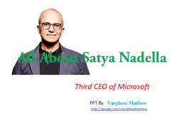 *leadership means making choices and then rallying the team around those choices. All About Satya Nadella Current Chief Executive Officer Ceo Of Mic