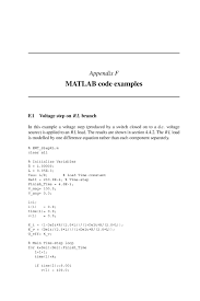 For some papers and reports, you may choose to add a table or you may choose to include an appendix at the end of your paper. Iet Digital Library Appendix F Matlab Code Examples