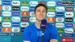 His current girlfriend or wife, his salary and his tattoos. Italy Vs Austria 2 1 Federico Chiesa Post Match Interview Youtube