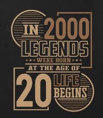 Birthday Legends 2000 20 Life In 2020 Lustige Spruche Zum 50 Geburtstag 30 Geburtstag Lustig Geburtstagswunsche Zum 20