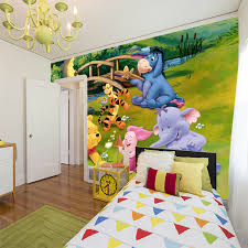 Dari sekian banyak contoh desain di atas tentu ada yang menarik perhatian anda. New Lovely Cartoon Animals Large Mural Winnie The Pooh Corner Wall Painting For Children Room Kindergarten 3d Wallpapers Wallpapers Aliexpress