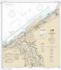 Noaa Chart Cleveland Harbor Including Lower Cuyahoga River 14839