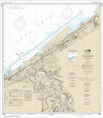 noaa chart cleveland harbor including lower cuyahoga river 14839