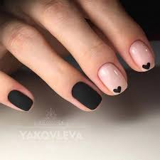 7.completar la rosa con el ultimo ptalo de la parte inferior. Unas Color Rosa Palo Mate Con Negro Unas Acrilicas