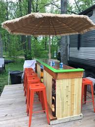 How to build an outdoor bar and grill Backyard Bar Plans Easy Home Bar Plans