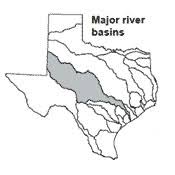 However, historical we use these data as a means of testing whether geographic isolation by watershed boundaries can be a primary factor organizing intraspecific diversification. River Basins Colorado River Basin Texas Water Development Board