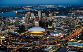 Nfl owners voted tuesday to play the 2013 super bowl in new orleans, the first time the championship will be played there since hurricane katrina shredded parts of the louisiana superdome. Download Wallpapers Mercedes Benz Superdome New Orleans Superdome Evening Sunset New Orleans Saints Stadium Nfl New Orleans Panorama New Orleans Cityscape Skyscrapers Louisiana Usa New Orleans Skyline For Desktop Free Pictures For Desktop