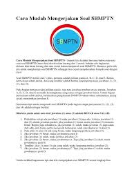 Contoh soal pilihan ganda sebab akibat pdf dapat kamu nikmati dengan cara klik link download dibawah dengan mudah tanpa iklan yang mengganggu. Contoh Soal Pilihan Ganda Sebab Akibat Bahasa Indonesia Dapatkan Contoh